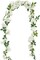 2 Pcs Artificial Flowers Garland for 0utdoors White Faux Gardenia Garland 12Ft Silk Rose Hanging Vines Floral for Wedding Arch Party Wall Garden Ceremony Backdrop Fence Spring Decor